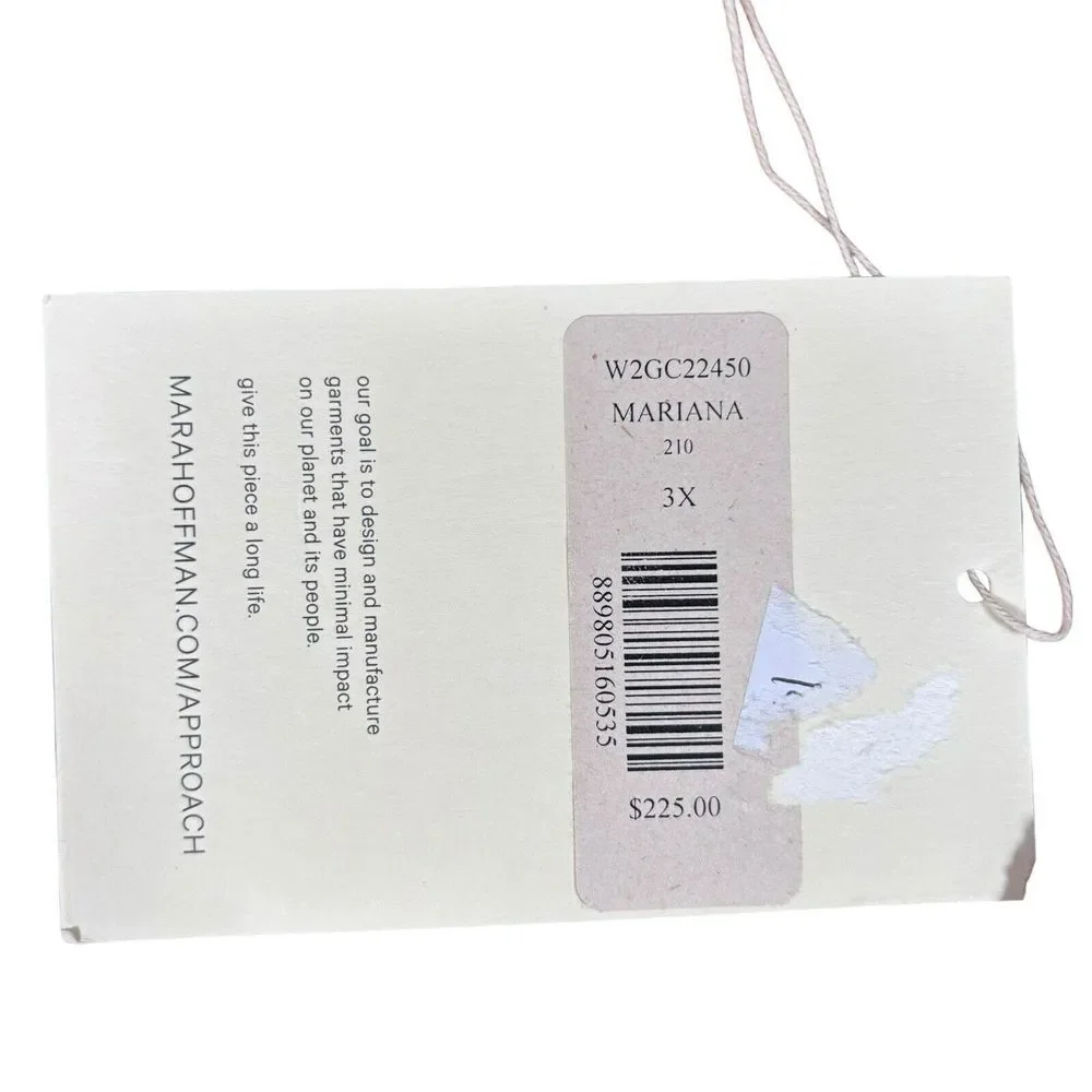 NEW Mara Hoffman Mariana Waffle Bodysuit Burnt Orange Deep V Women's Plus 3X - Picture 8 of 11